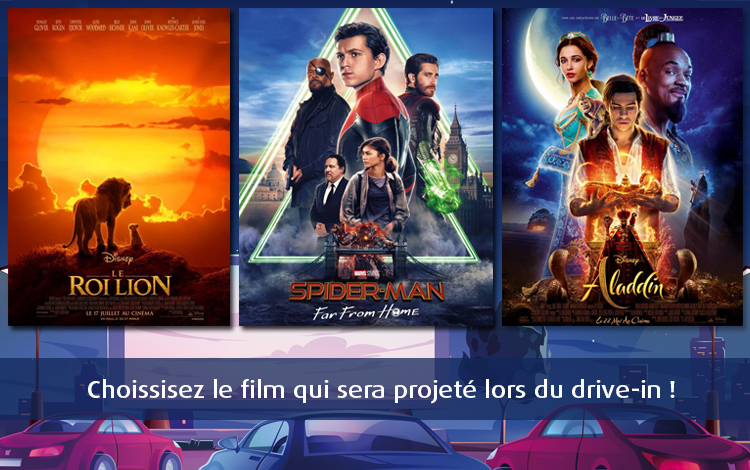 Choississez le film qui sera projeté lors du Drive-In Choississez le film qui sera projeté lors du Drive-In