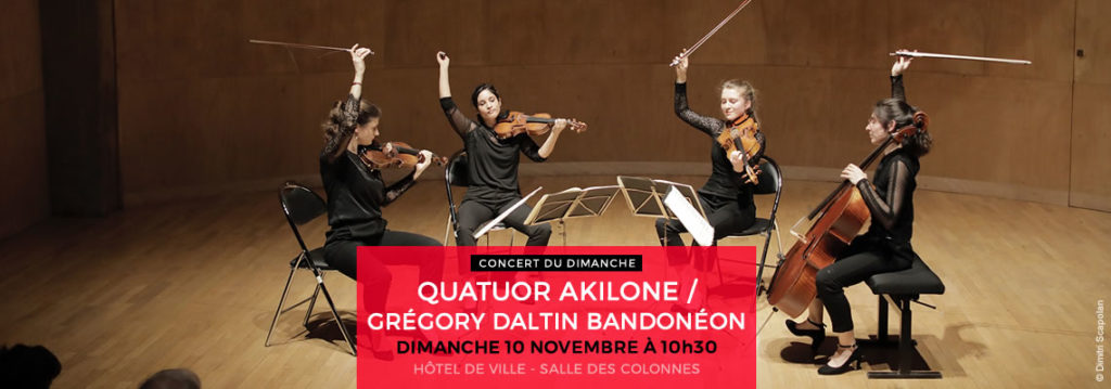 QUATUOR AKILONE/ GRÉGORY DALTIN BANDONÉON